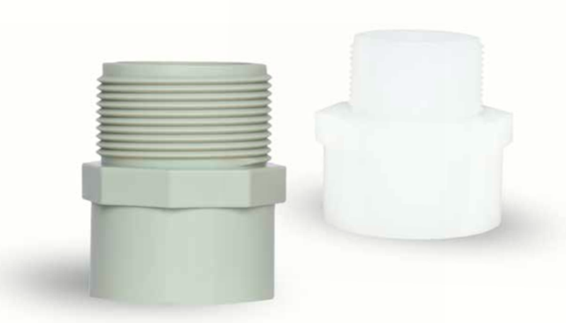 PVDF/PPH 外牙接頭(承插式)